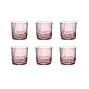 Bormioli Rocco America '20s 370ml Rock Drink Glasses Set 6 - Lilac