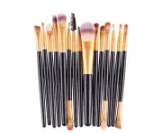 Pack Of 15 Professional Makeup Brush Set. Foundation, Powder, Eyeshadow, Eyebrow