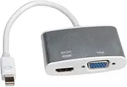 ROLINE 4K MiniDP - HDMI/VGA Adapter Cable, MiniDP ST - HDMI/VGA BU, Active