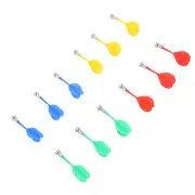 12Pcs Magnetic Darts Plastic Replacement Darts For Magnet Dartboard Kids DP