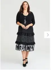 Taking Shape TS Tier Mesh Lined Maxi Dress Stretch Top 14 16 18 S M L XL BN