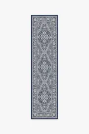 75' x 305' | Machine Washable Runner Rug | Kid & Pet Friendly | Indoor Rug | Allura Soft Navy Outdoor Rug | Ruggable