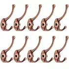 10pc Bathroom Coat Hooks Decorative Hanger Rack For Hanging Towel Jacket Handbag
