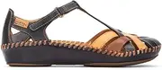 [Pikolinos] Women's P. Vallarta 655_v19 Closed Toe Sandals, Blue (Navy Blue Navy Blue)