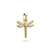 Buy Connect Charm dragonfly with stones Gold by Thomas Sabo online - THOMAS SABO Australia
