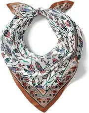 [BURSA İPEQ] Patterned Hair Bandana for Women Men | Silk Appearance Face Mask, Square Scarf, Headband, Handkerchief, Neck Scarf