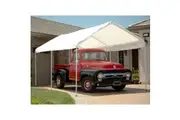 Flyline Portable Carport Garage Shelter Canopy 10ft x 20ft