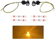 Motorbike Turn Indicator For Harley For Suzuki For Yamaha Cruiser Chopper Universal 6Mm 2.7W Mini Turn Signal Led Motorcycle Turn Brake Indicator Light