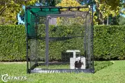 Portable Freestanding Cat Enclosure 1.2m- FREE Hammock