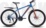 Bicycle 21 Speed Mountain Bike 24 Inch Double Disc Shock Absorbing Bicycle