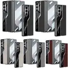 For Samsung Galaxy Z Fold 6 Phone Case Electroplating Leather Cover Drop-proof