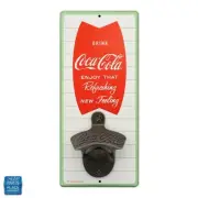 Drink Coca-Cola Tall Striped Bottle Opener 3.6” x 8”