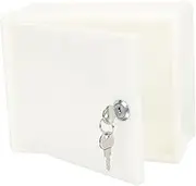 Vaguelly Wall Mount Letter Box with Lock Simple Style Milk Bottle Holder Versatile Mailbox for Home Storage for Daily Supplies and Milk