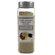 Woodland Foods 576726 Truffle Parmesan & Black Garlic Seasoning 18 Ounce Jar