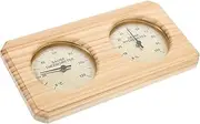 Wall Mounted Wooden Sauna Thermometer Hygrometer Indoor Temperature Humidity Gauge Home Steam Room Accessories