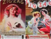 Swap cards Modern playing card back Zig Zag Advertisement