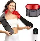 Headot Red Light Infrared Therapy Body Wrap Belt 100 LEDs Remote Back Waist Pain