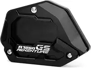 Modeer For BMW R1250GS Adventure 2018-2024 (Not For Lowered Vehicles) Motorcycle CNC Support Extension Plate Kickstand Side Stand Pad r 1250 gs adv r1250gsa Accessories (black)