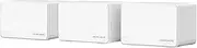 Mercusys BE3600 Whole Home Mesh Wi-Fi 7 System, Dual-Band, 4K-QAM, MLO, 3 x Gigabit Ports, Seamless Roaming, Gaming & Streaming, Easy APP Manage and Setup, Parental Control (Halo H25BE(3-Pack))