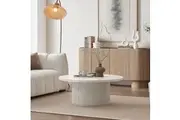 Ella White Wooden Coffee Table