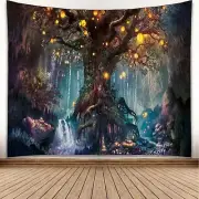 Tapestry “Tree Of Life” 60” x 51” Wall Hanging Decor 60” x 51” - Art Depot