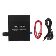 Microphone Amplifier Mic o Amp High Gain 1000 Times Amplification Accessory Set Kit