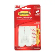 Command Hook 17001Anz Medium White Pack Of 2 Box Of 6