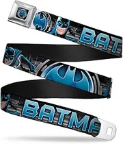 [Buckle-Down] Seatbelt Buckle Belt, Batman Poses and Bat Signal Close-Up