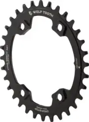 Wolf Tooth Elliptical Chainring 32T x 96 Asymmetrical BCD For Shimano XT M8000