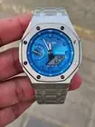 Custom Casio G-Shock GA-2100 Mod – New Blue Dial CasiOak