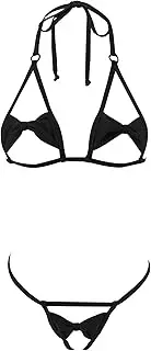 [SHERRYLO] Micro String Bikini Slutty Crotchless Extreme Bikinis Sexy Exotic Mini gstring Thong Swimsuit Skimpy Bathing Suit