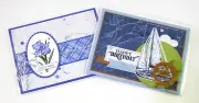 Handmade Greeting Cards & Envelopes ONE OF A KIND Birthday Hello Blank Inside