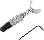 Metal Leather Swivel Knife with Adjustable Rotation Bearing, High Hardness Vane/Wing for Crafting Tool, Ideal for Leather Working