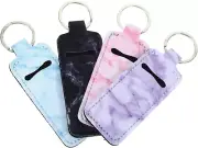 Beatifufu 4Pcs Key Holder Lip Gloss Holder Keychain Lip Balm Holder Keychain ...