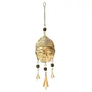 Wall Hanging Feng Shui Bead Buddha Wind Chime Metal Wall Art For Home Decor
