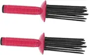 LIFKOME Professional Fluffy Curling Brush Set Slip Styling Comb for Curly Hair Salon Roll Comb Portable Hair Curling Tool