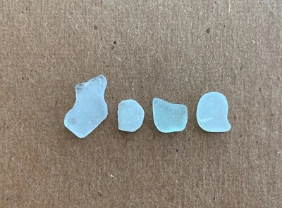 Natural Letter Shaped “soul”beach sea glass pebble art word craft pattern #G2 US