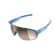 POC Crave Sunglasses Basalt Blue With Brown/Silver Mirror Lens
