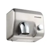 Conventional Push Start Hand Dryer Satin Brushed Stainless Steel 304