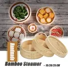 Buns Making Cover Cookware Cooking Bamboo Steamer Kitchen Tool Basket Cage
