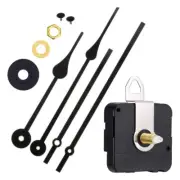 Noiseless Long Shafts Clock Movement with 2 Set of Metal Hand for Clock Craft