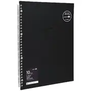 Aqua Drops Refillable Display Book A4 10 Pocket Black