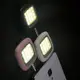 可充電可APP控制的手機補光燈 手機夜拍燈 自拍輔助燈三段光度調整 16顆雙色LED美肌燈