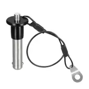 304 Stainless Steel Grip Push-Button Locking Pins with 24cm Wire (10mm-25mm)