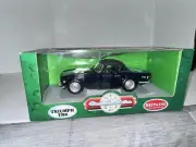 1/18 SCALE TRIUMPH TR6 Black BRITAINS/ERTL # 7898 MIB Rare Diecast Car