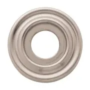 Baldwin 5002055 Estate Solid Brass Rosette Polished Nickel Pair