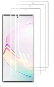 3 PACK Samsung Galaxy Note 10+ Plus Screen Protector HD Clear Case Friendly US