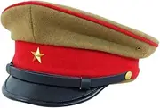 [militaryharbor] WWII Japanese IJA Army EM visor cap wool yellowish brown