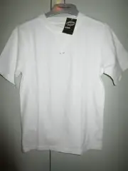 Boys Size 10 Pumpkin Patch Essential round neck short sleeve tee NWT WHITE