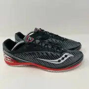 Saucony Kilkenny XC 5 Spike Shoes Mens Size 12 Black Red Field Running Athletic